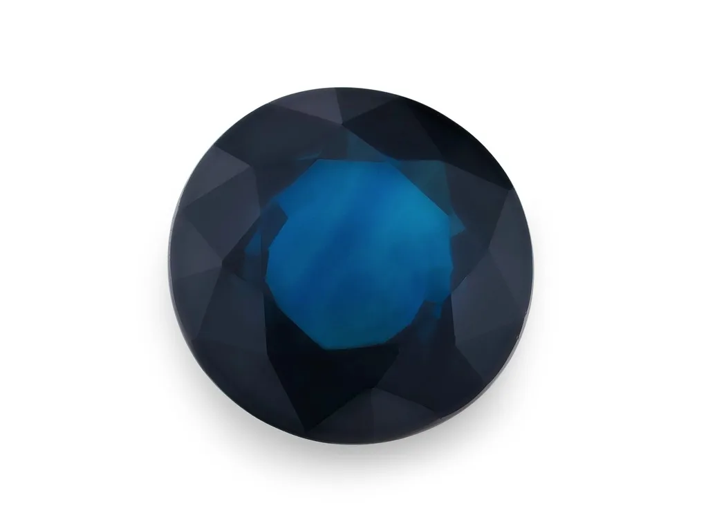 2.15ct Blue Sapphire, Round gemstone