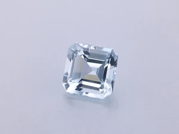 1.48ct Blue Aquamarine, Emerald Cut gemstone