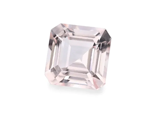 2.44ct Pink Morganite, Emerald Cut gemstone