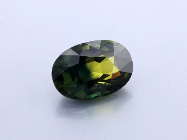 4.06ct Parti Sapphire, Oval cut gemstone