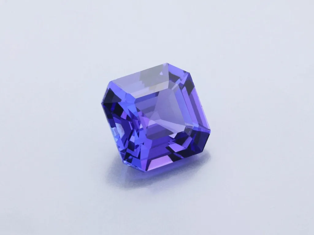 2.77ct Parti Tanzanite, Emerald Cut gemstone