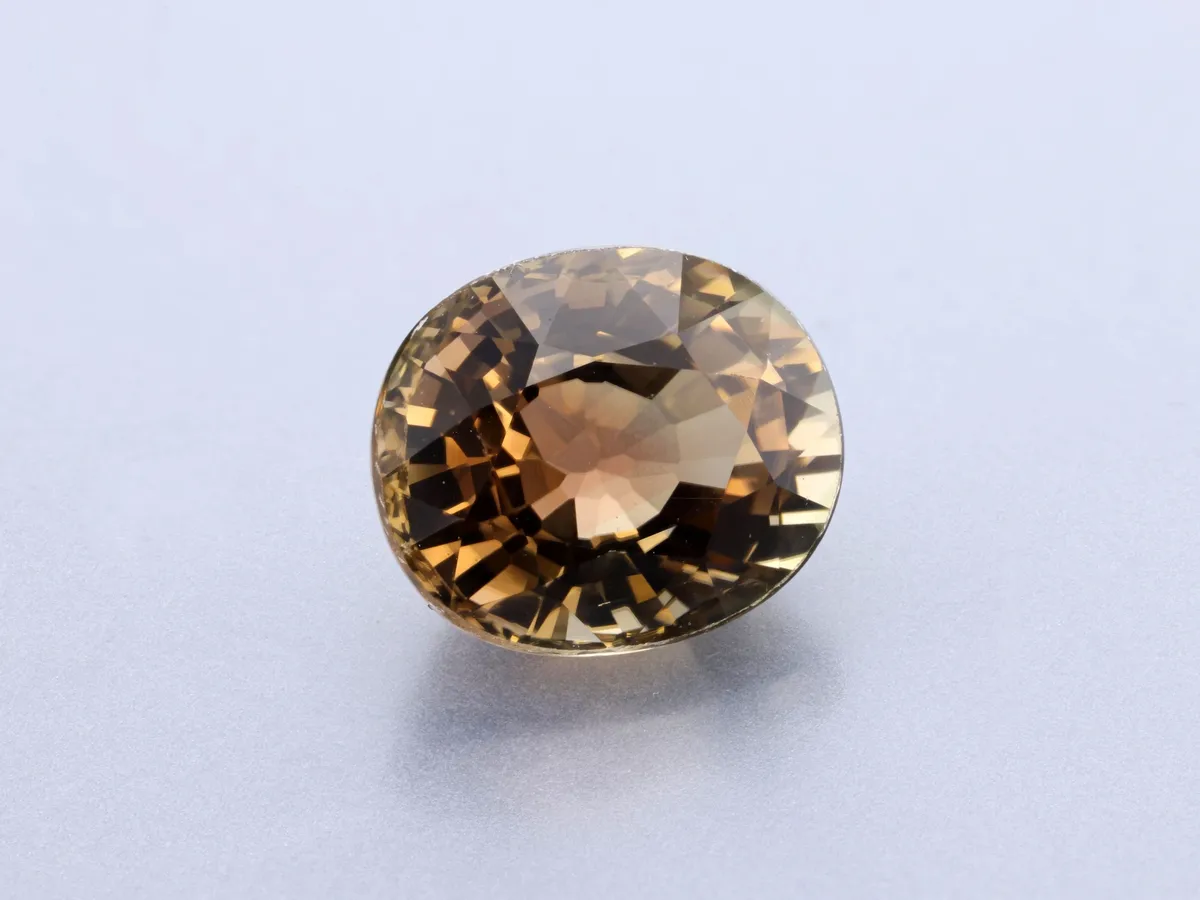 1.85ct Orange Tourmaline, Oval gemstone