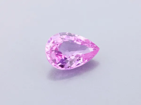0.78ct Pink Sapphire, Pear Shape cut gemstone
