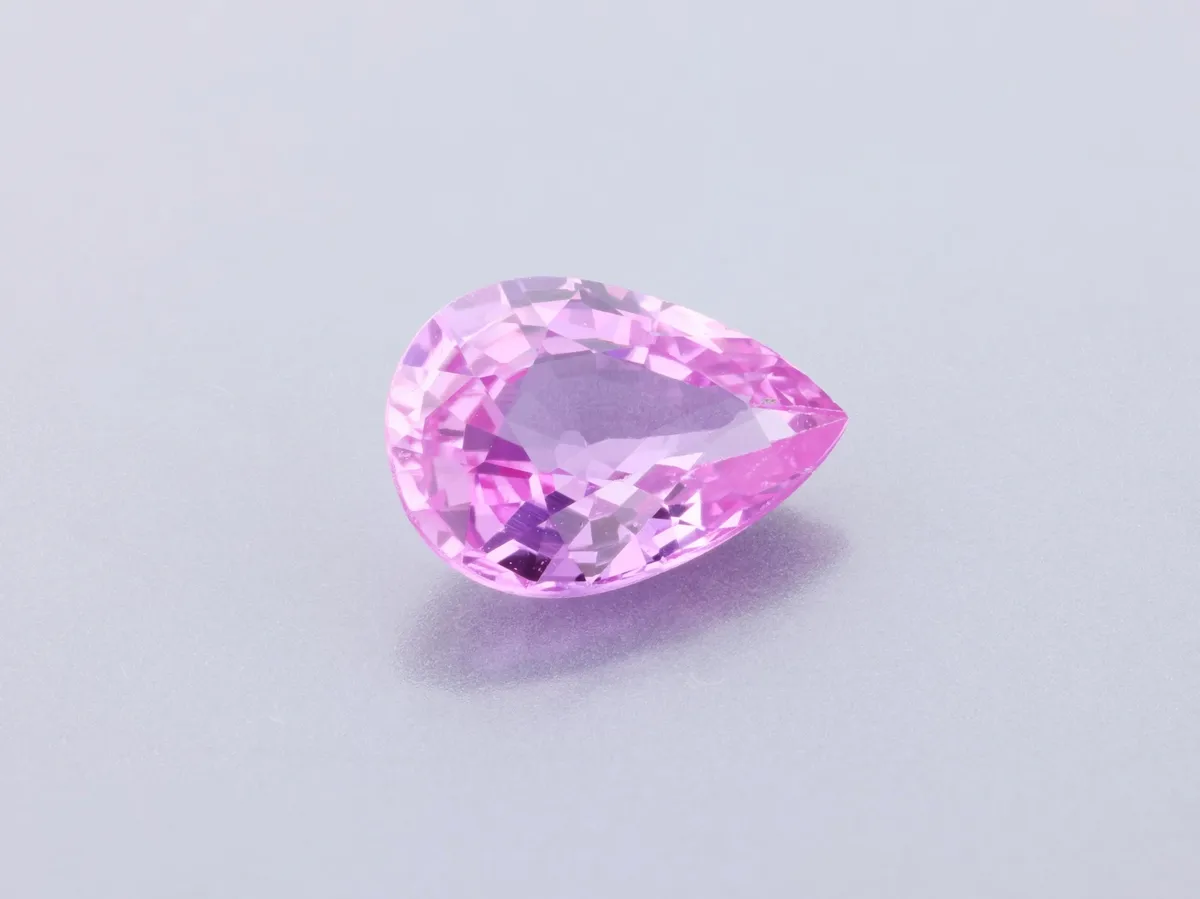 0.78ct Pink Sapphire, Pear Shape gemstone