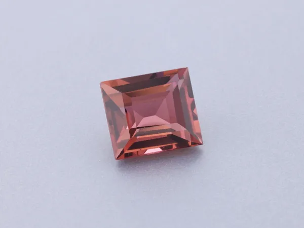 0.68ct Parti Tourmaline, Baguette cut gemstone