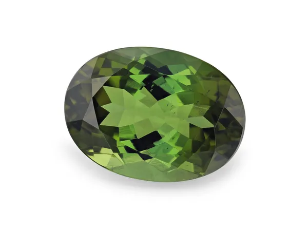 3.47ct Green Tourmaline, Oval cut gemstone