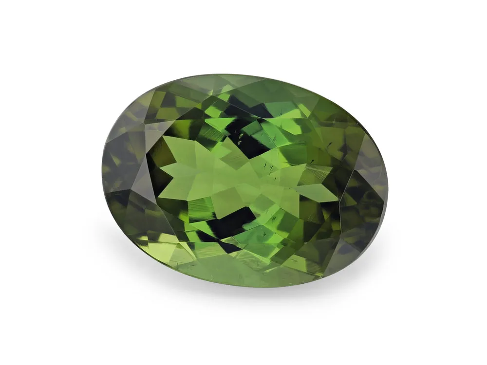 3.47ct Green Tourmaline, Oval gemstone
