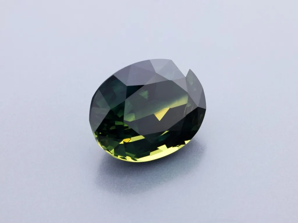 5.44ct Parti Sapphire, Oval gemstone