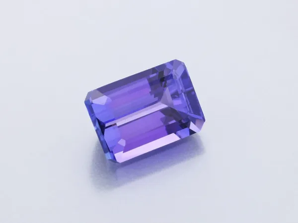 1.86ct Parti Tanzanite, Emerald Cut gemstone
