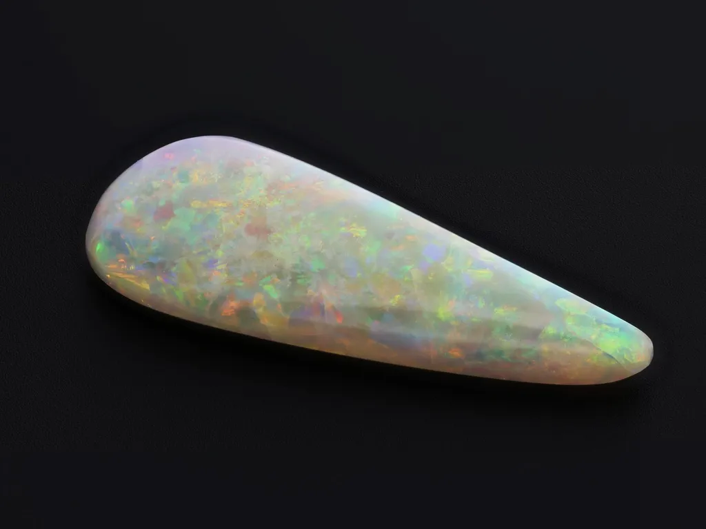 3.42ct White Opal, Free Form gemstone