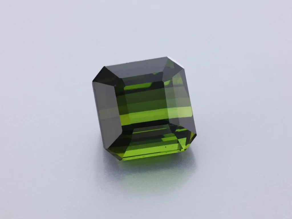 2.52ct Green Tourmaline, Emerald Cut gemstone