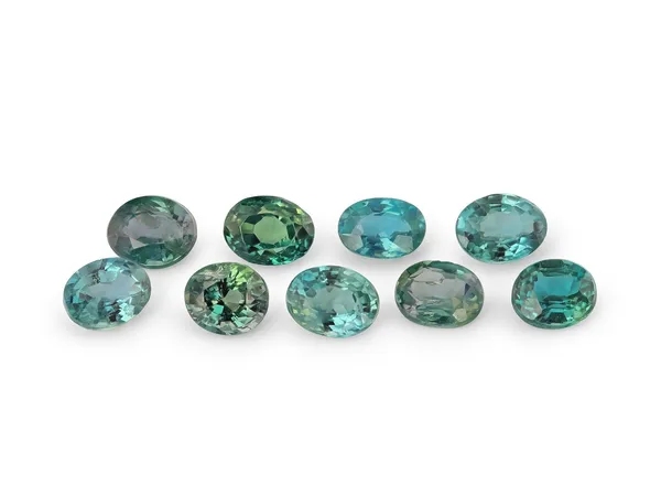 0.1ct Green Alexandrite, Oval cut gemstone