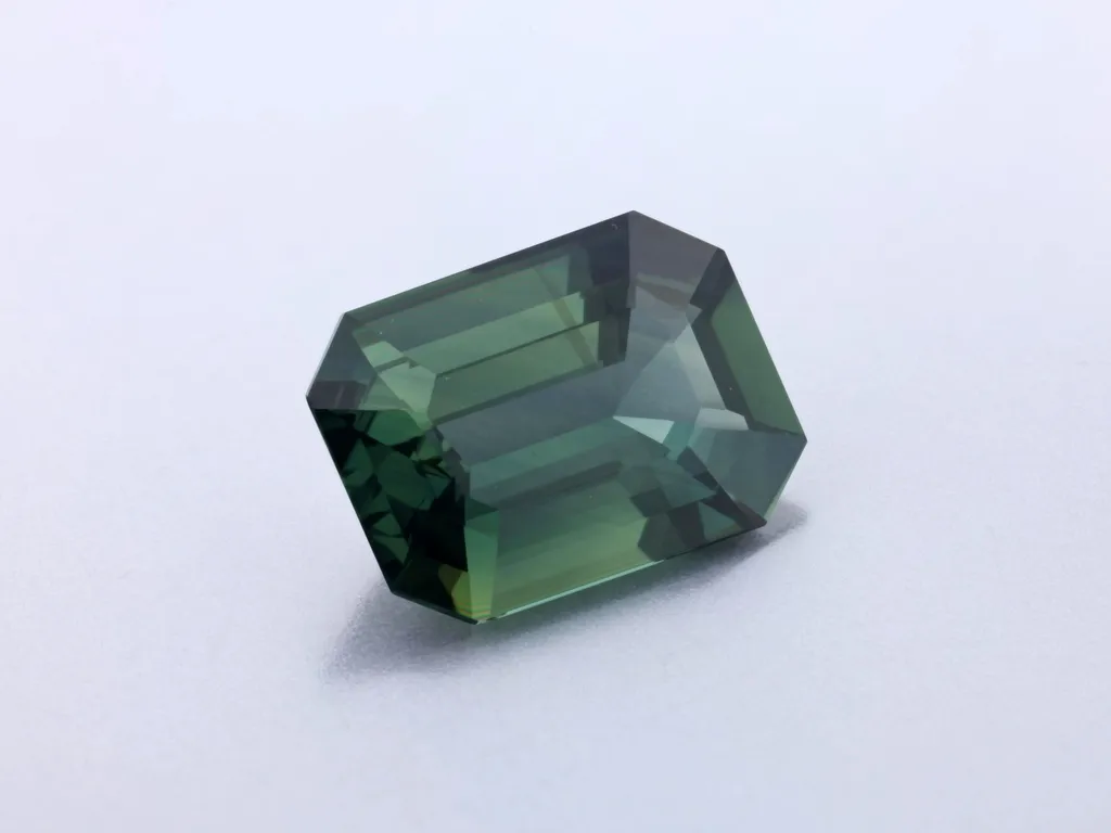 1.6ct Parti Sapphire, Emerald Cut gemstone