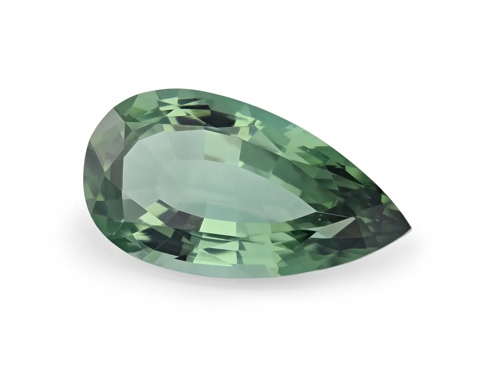 4.28ct Green Tourmaline, Pear Shape gemstone