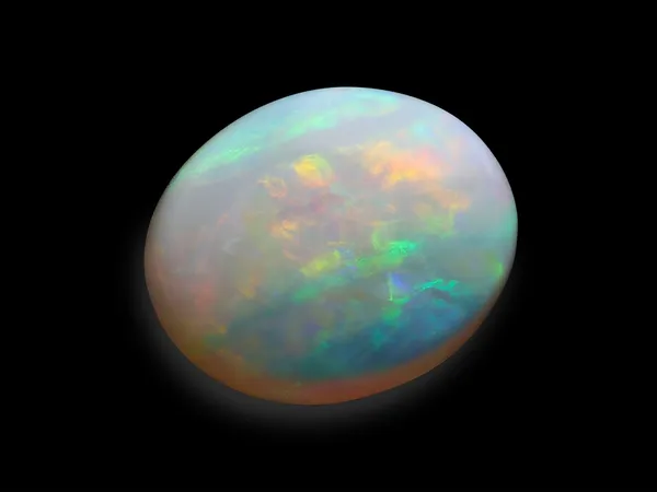 3.08ct Parti Opal, Cabochon cut gemstone