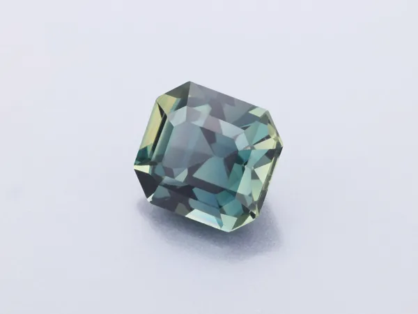 1.09ct Parti Sapphire, Emerald Cut gemstone
