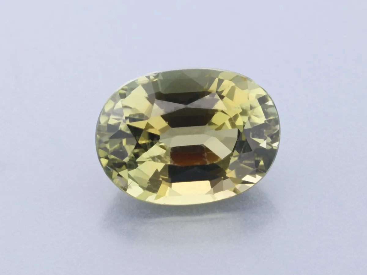 1.58ct Green Tourmaline, Oval gemstone