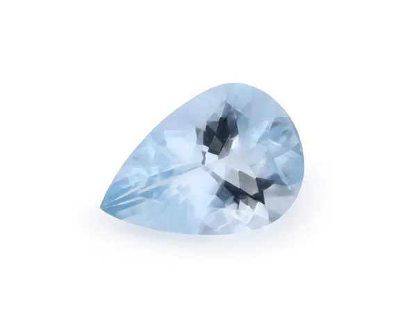 1.29ct Blue Aquamarine, Pear Shape cut gemstone