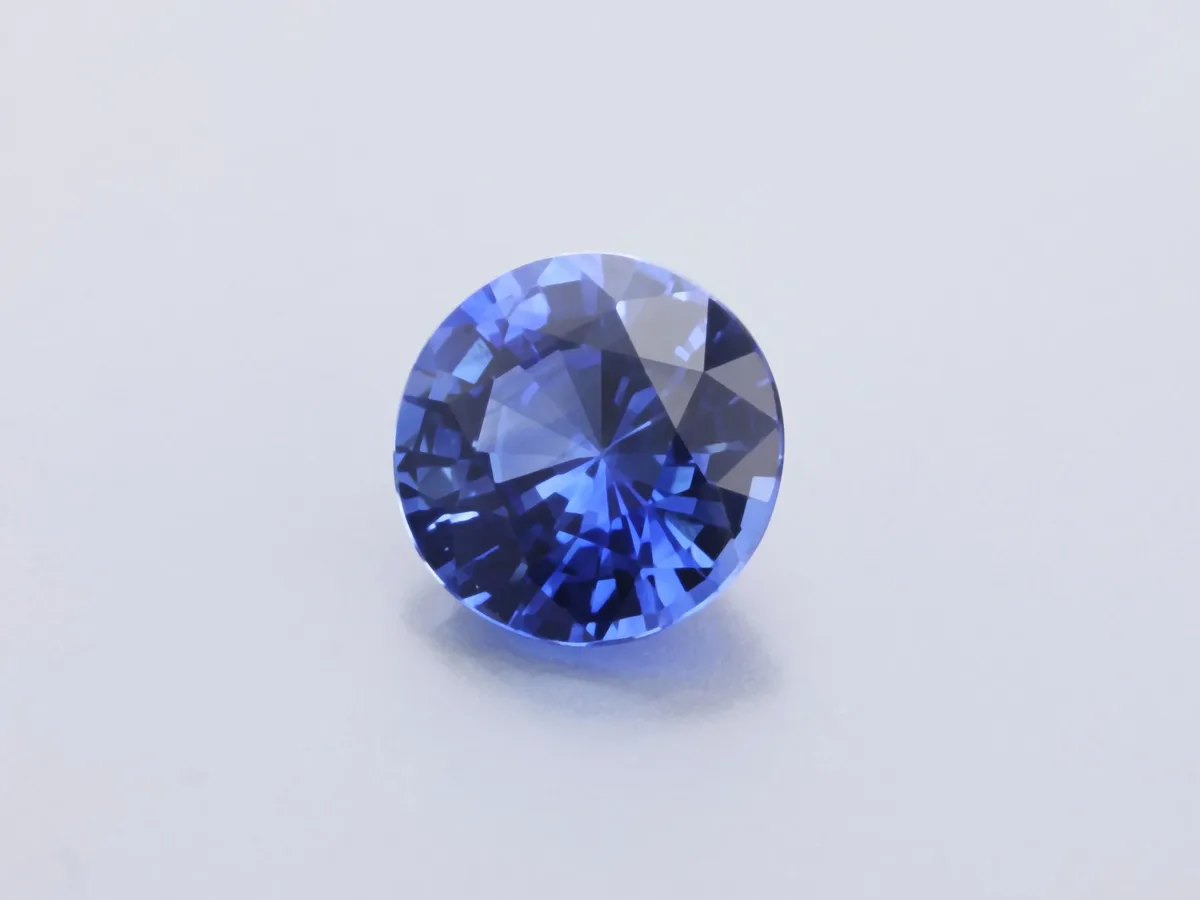 0.99ct Blue Sapphire, Round gemstone