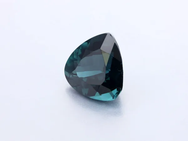 1.17ct Blue Tourmaline, Trilliant cut gemstone
