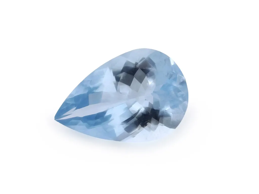 2.35ct Blue Aquamarine, Pear Shape gemstone