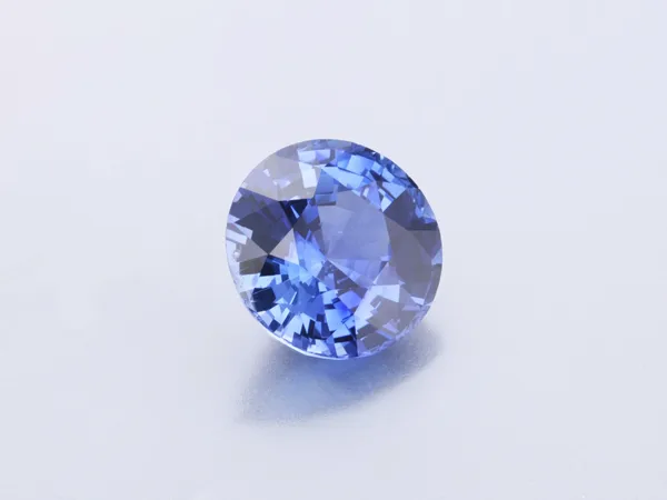 1.4ct Blue Sapphire, Round cut gemstone