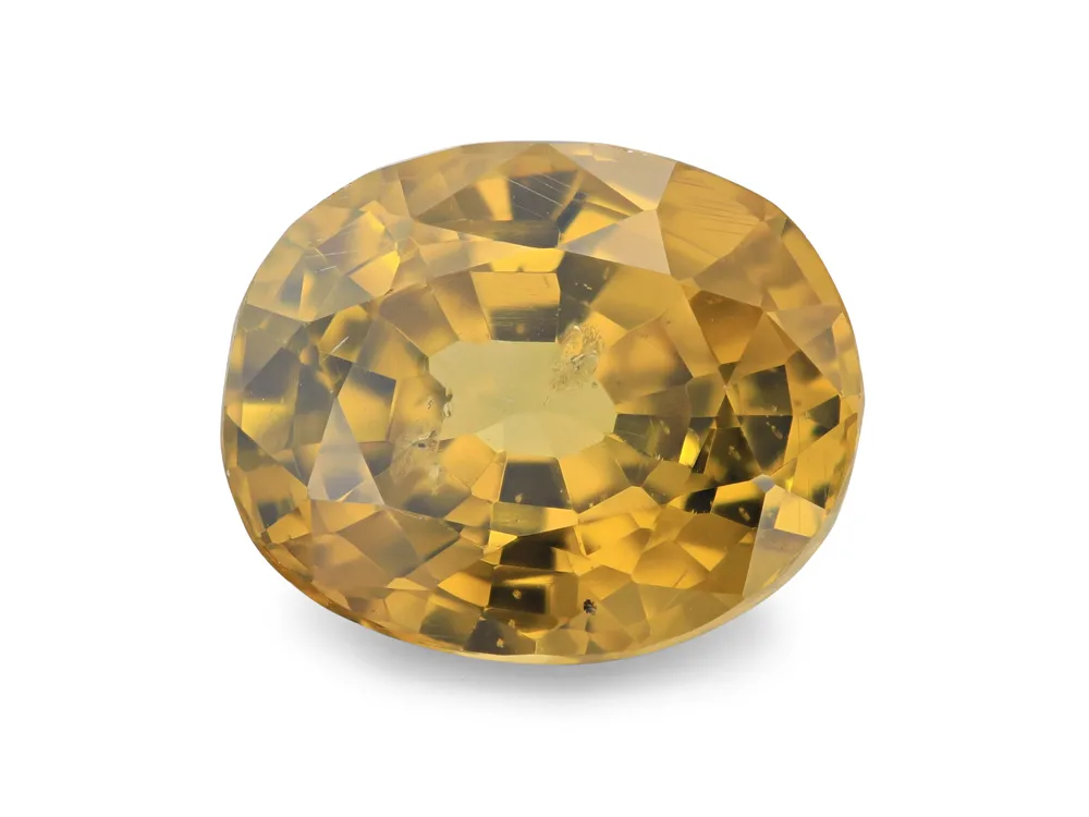 3.91ct Parti Zircon, Oval gemstone