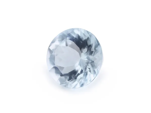 1.46ct Blue Aquamarine, Round cut gemstone