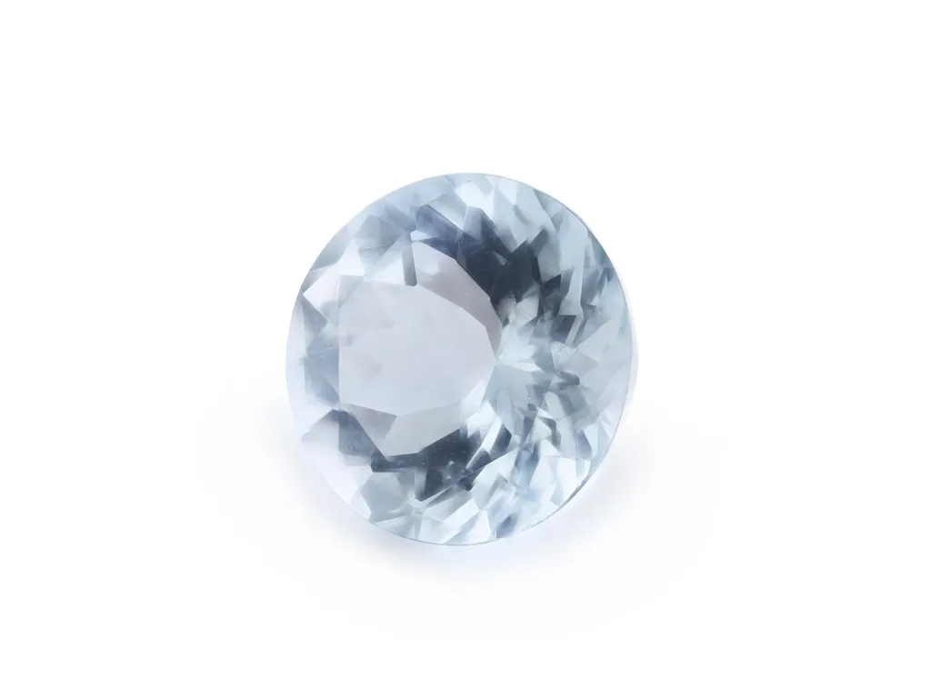 1.46ct Blue Aquamarine, Round gemstone