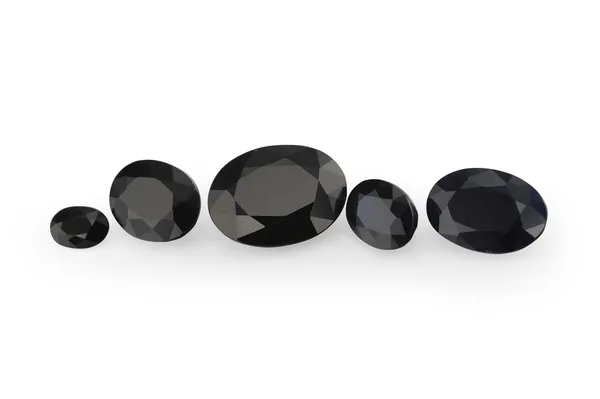 3.2ct Black Sapphire, Oval cut gemstone