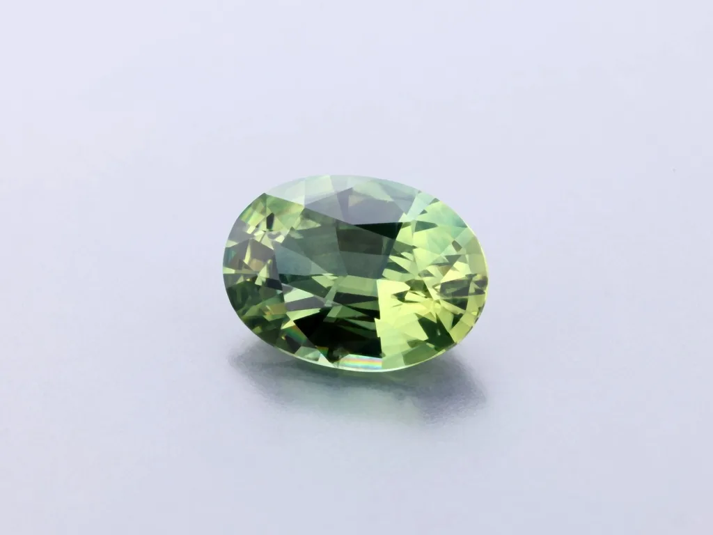 0.98ct Parti Sapphire, Oval gemstone