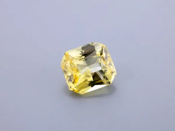 6.06ct Yellow Sapphire, Fancy cut gemstone