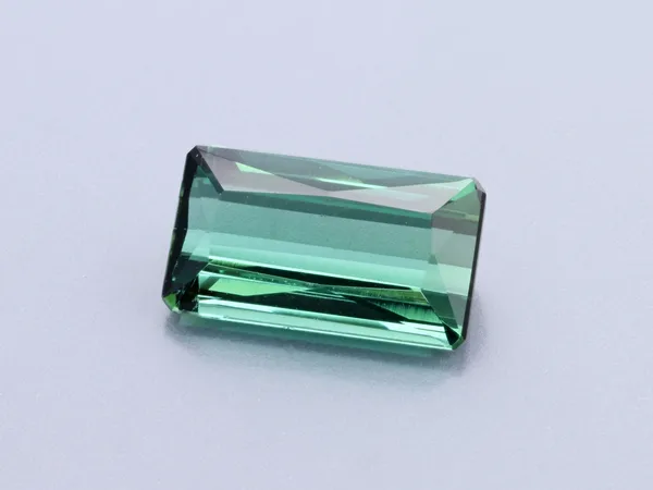 1.42ct Parti Tourmaline, Emerald Cut gemstone