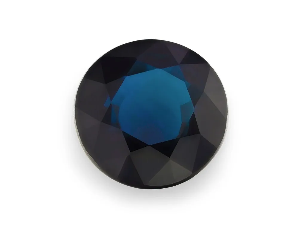 2.38ct Blue Sapphire, Round gemstone