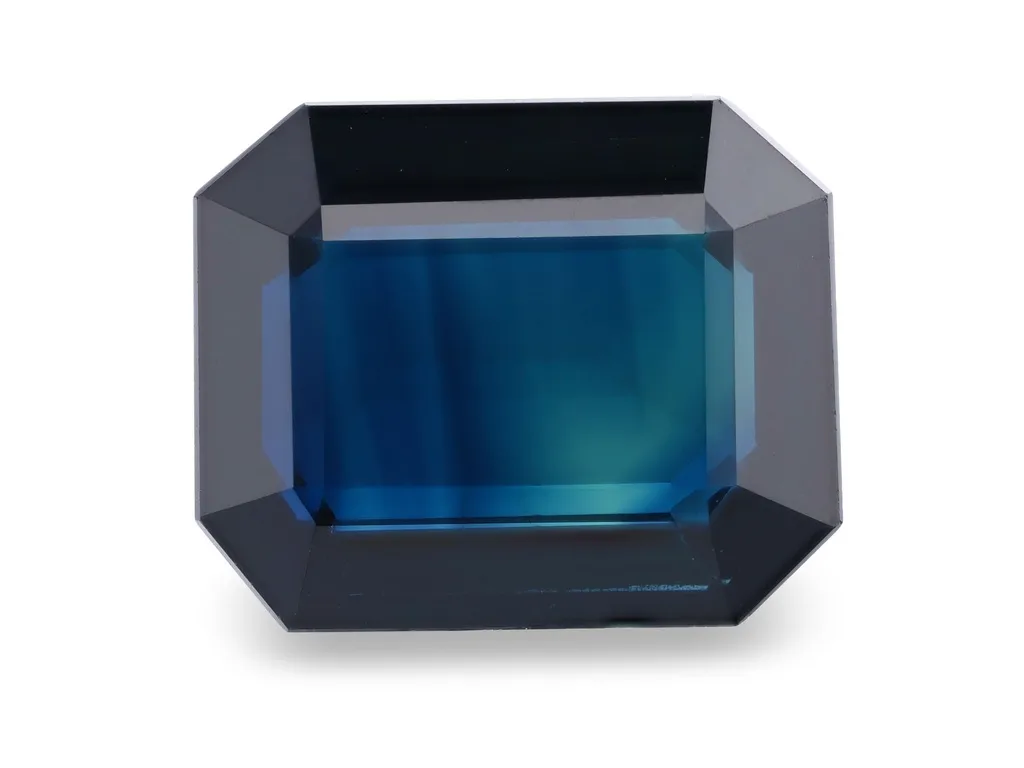 5.9ct Blue Sapphire, Emerald Cut gemstone
