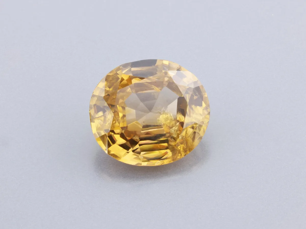 4.17ct Champagne Zircon, Oval gemstone