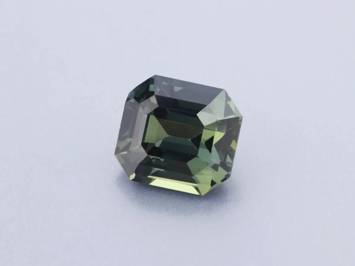 1.51ct Parti Sapphire, Emerald Cut gemstone