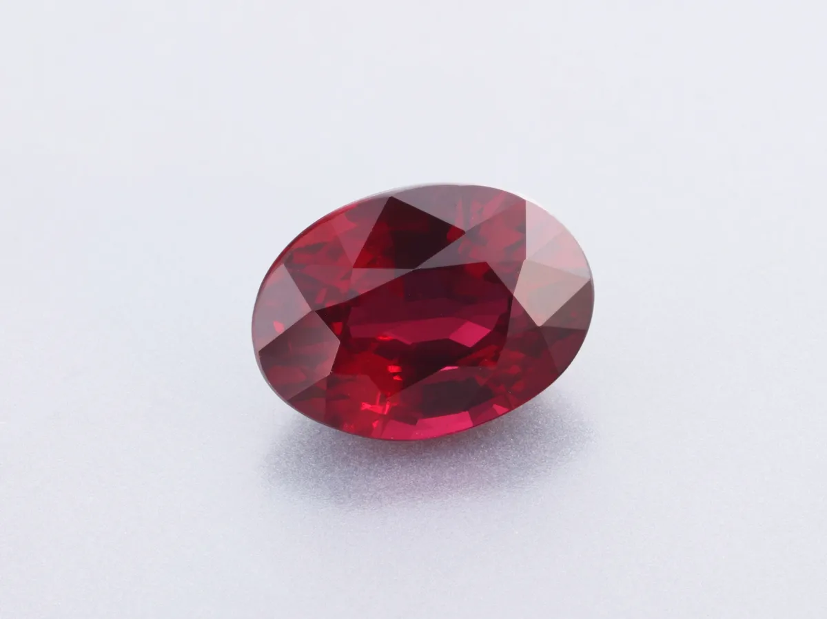1.03ct Red Ruby, Oval gemstone