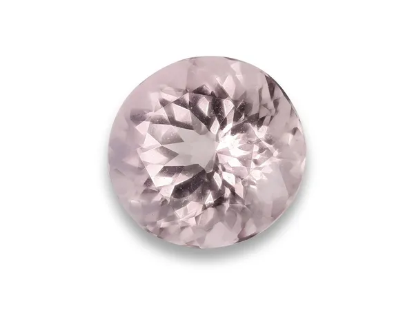 3.62ct Pink Morganite, Round cut gemstone
