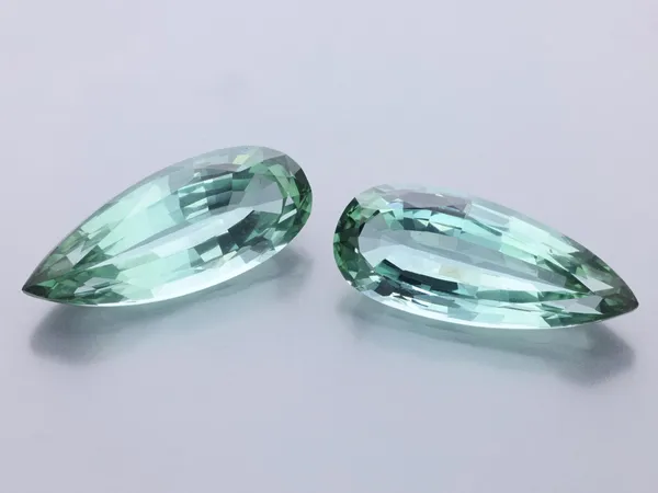 9.79ct Green Tourmaline, Pear Shape cut gemstone