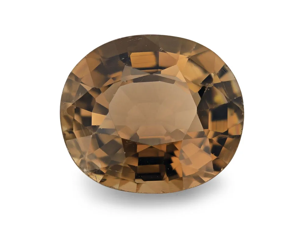 3.49ct Orange Tourmaline, Oval gemstone