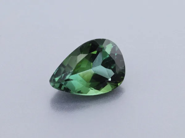 0.39ct Green Tourmaline, Pear Shape cut gemstone