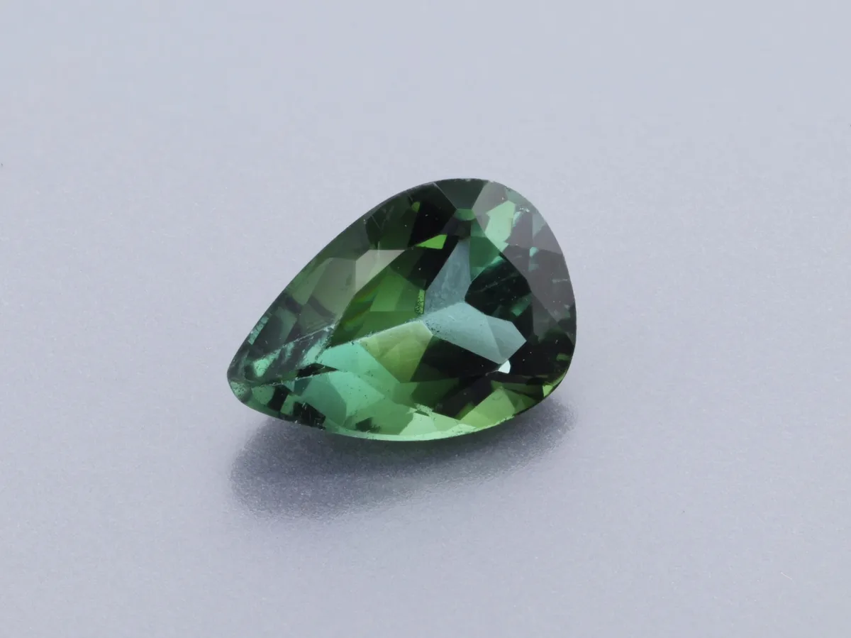 0.39ct Green Tourmaline, Pear Shape gemstone