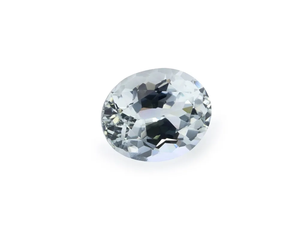 3.83ct Parti Aquamarine, Oval gemstone