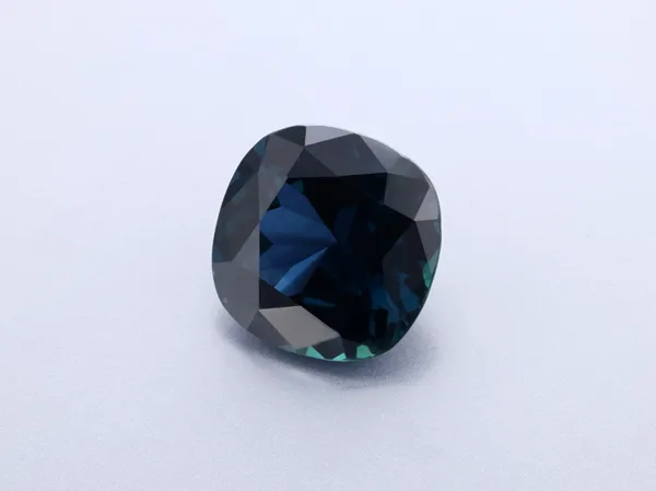 2.06ct Blue Sapphire, Cushion cut gemstone