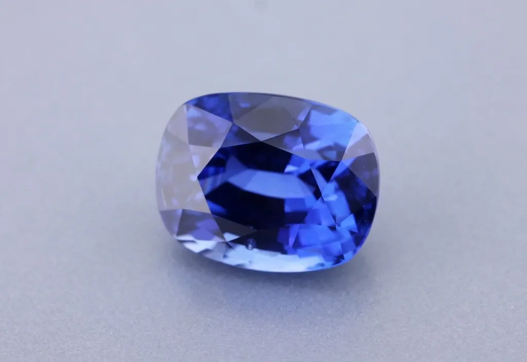 3.05ct Blue Sapphire, Cushion gemstone