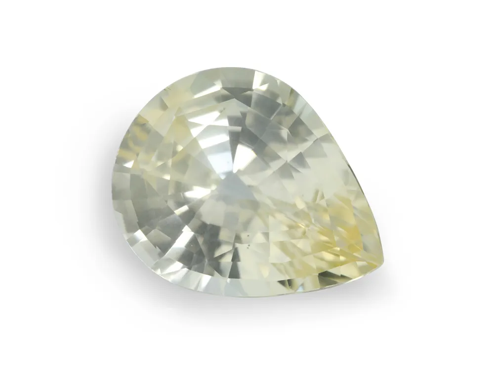 7.23ct Yellow Sapphire, Pear Shape gemstone