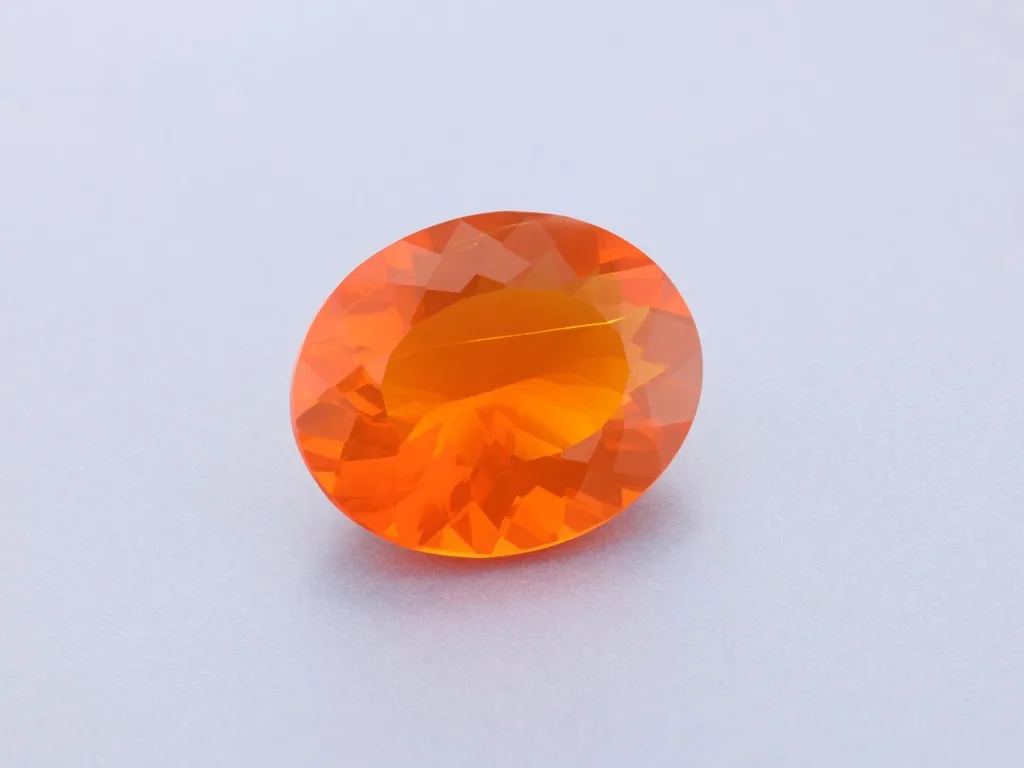 2.06ct Orange Opal, Oval gemstone