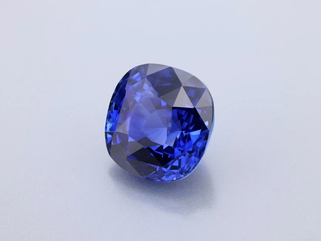 6.74ct Blue Sapphire, Cushion gemstone
