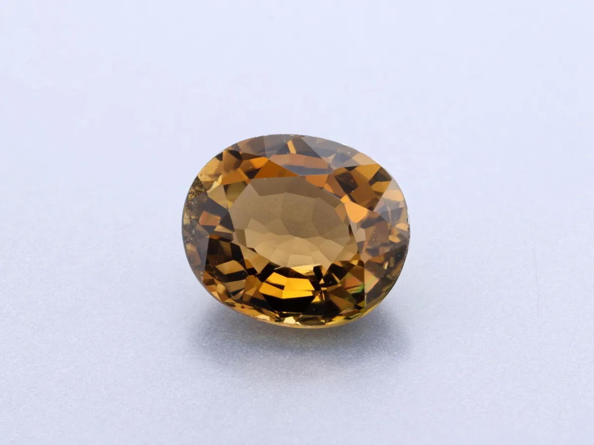 1.26ct Orange Tourmaline, Oval gemstone
